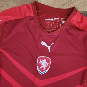 Czech Republic Men's Home Replica Shirt Jersey 2017/2018 Size Small